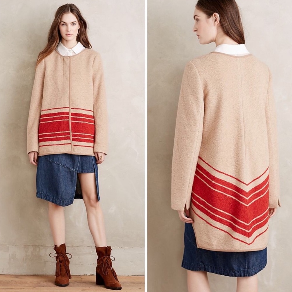 Anthro Ardsley Sweater Jacket S